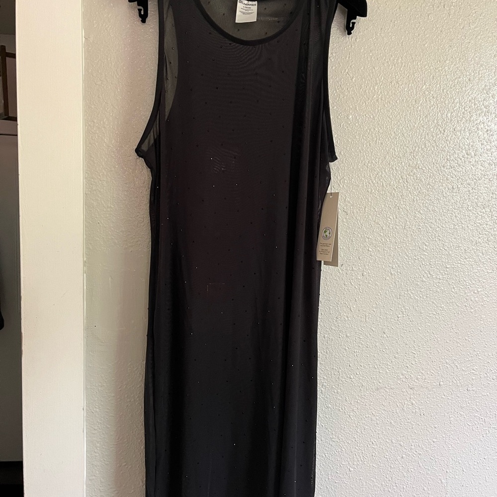 Elegant Black Sheer Dress